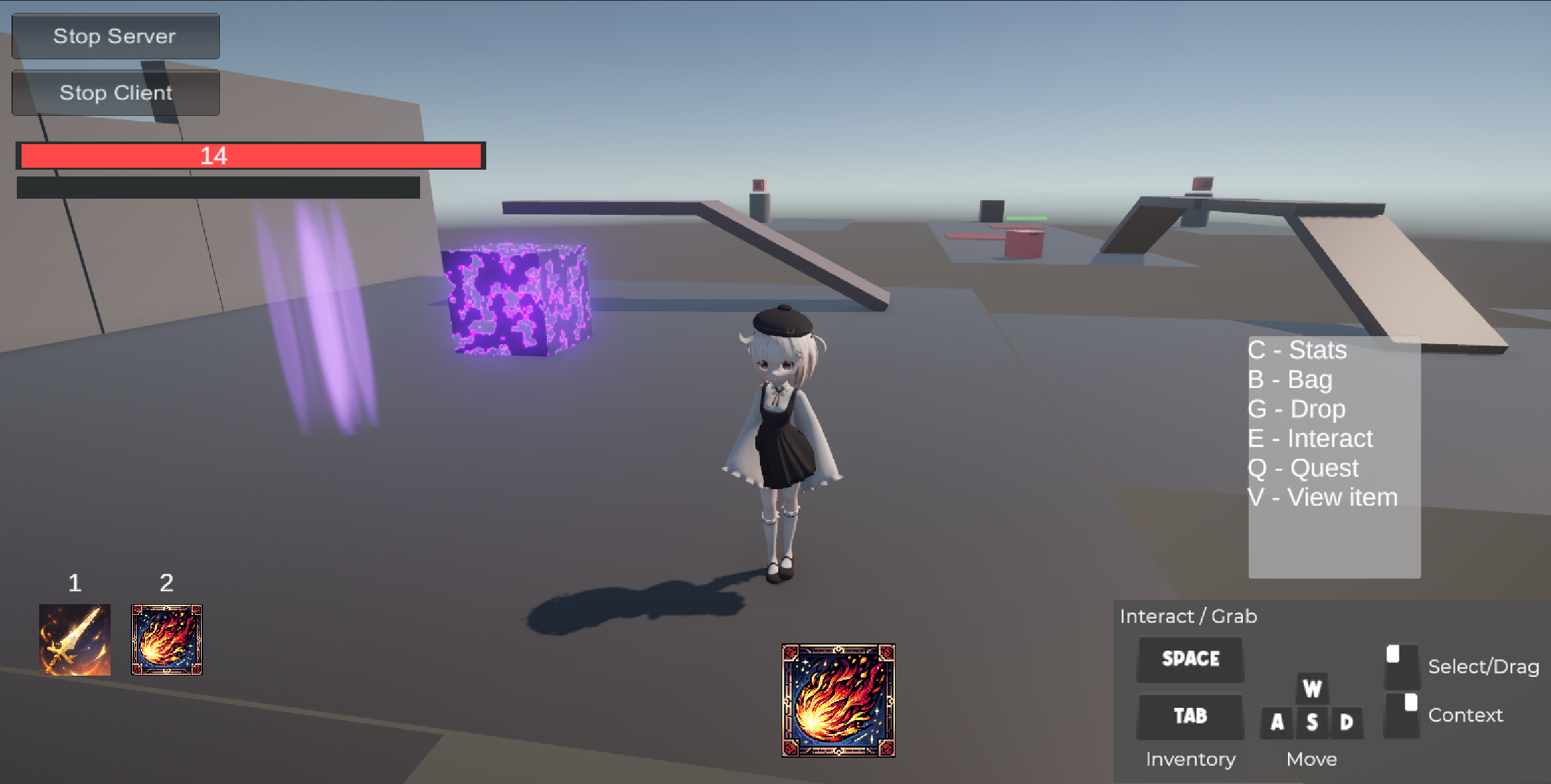 Inhyeong multiplayer RPG project showcase